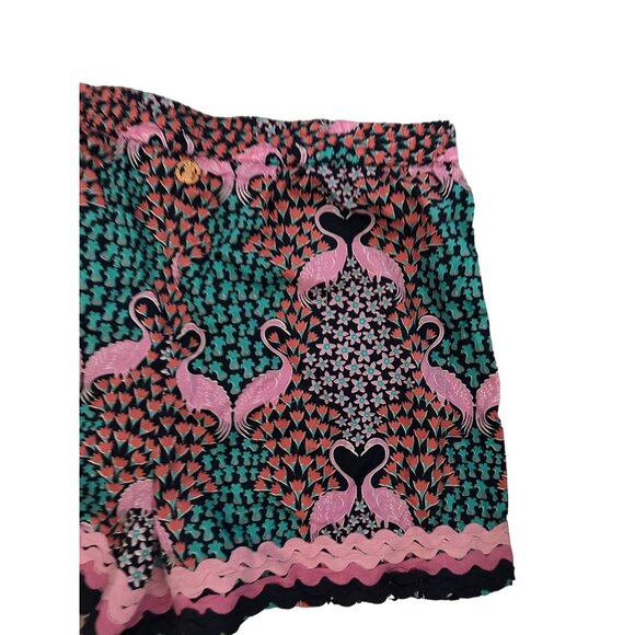 SIMPLY SOUTHERN Tropical Flamingo Casual Shorts Sz L NEW New with tags - Picture 5 of 6